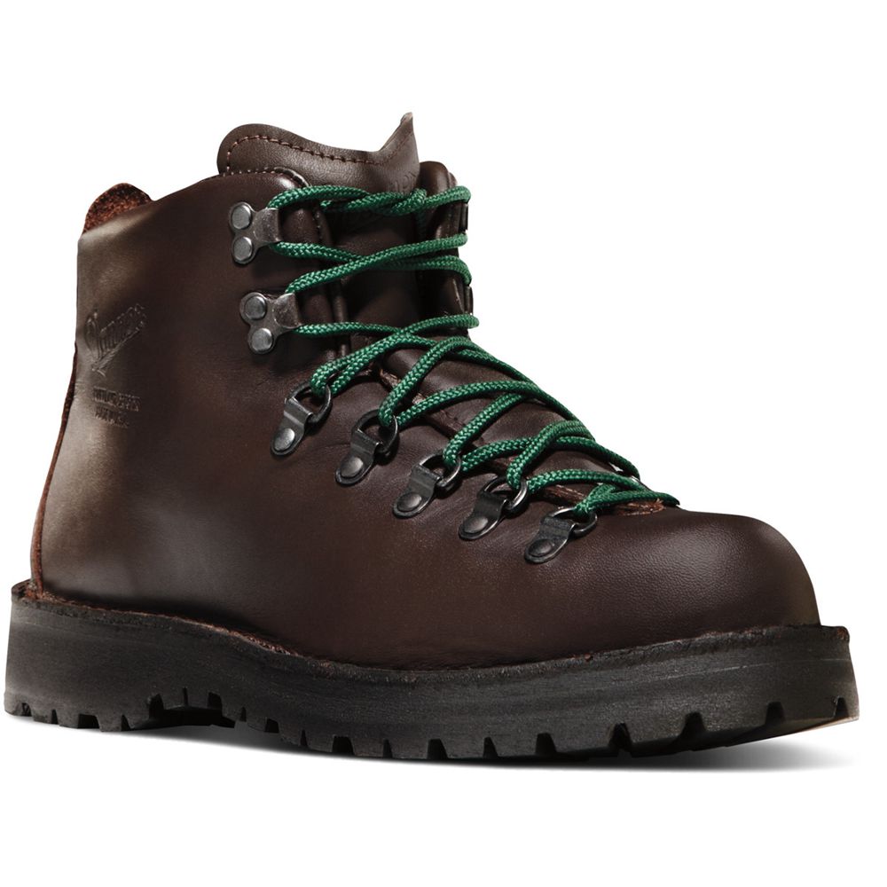 Danner Mens Mountain Light II GORE-TEX Hiking Boots Dark Brown - OVL957018